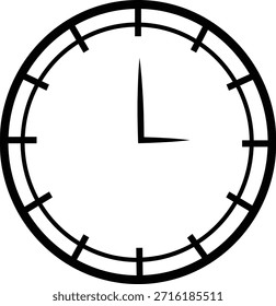 Uhrensymbol mit analogen Wanduhren und Stoppuhr-Timer-Symbolen in schwarzer Linie und Umriss-Stil, Zeitmessung Uhr Piktogramm Paket für Zeitplan Alarm Countdown UI Design