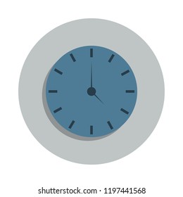 clock icon in badge style. One of web collection icon can be used for UI, UX