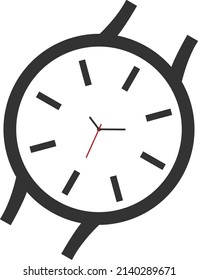 clock icon for brand banner logo and for additional design