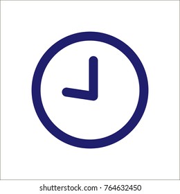 CLOCK ICON. Business time.
