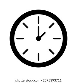 clock icon color editable on white background