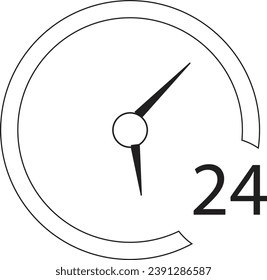It is clock icon design