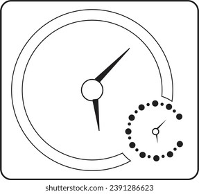 It is clock icon design