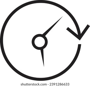 It is clock icon design