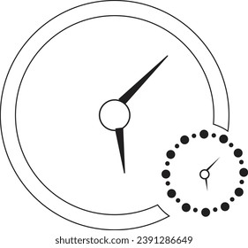 It is clock icon design