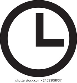clock icon design eps 10