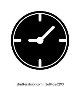 clock icon design, flat style icon collection