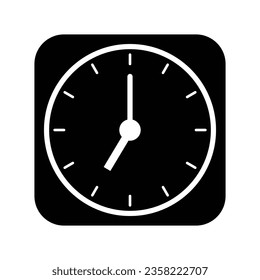 clock icon design, illustration design