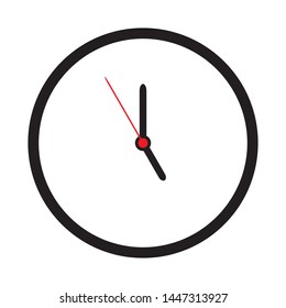 Clock icon design. Time symbol vector illustration. Clock icon symbol design. time icon logo, app, UI. Vector illustration.
