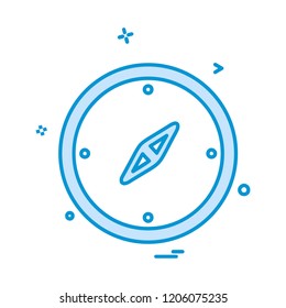 Clock icon design vector 