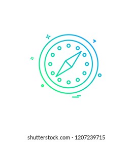 Clock icon design vector