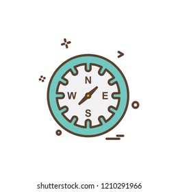 Clock icon design vector