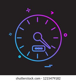 Clock icon design vector 