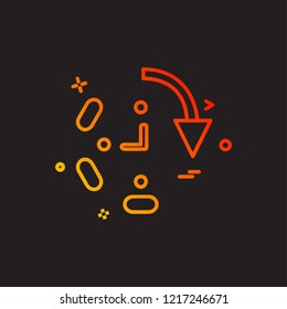 Clock icon design vector