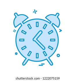 Clock icon design vector 