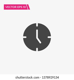 Clock Icon Design, Vector EPS10