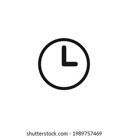 Diseño de iconos de reloj. Ilustración vectorial para diseño gráfico, Web, UI, aplicación.