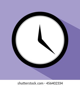 Clock icon design. vector illustration