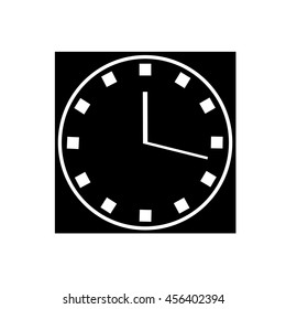 Clock icon design. vector illustration