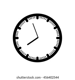 Clock icon design. vector illustration