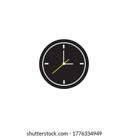 Clock icon design vector templat
