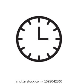 clock icon design vector template