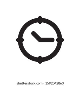 clock icon design vector template