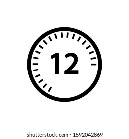 clock icon design vector template