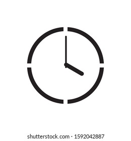 clock icon design vector template