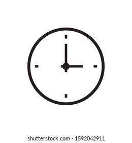 clock icon design vector template