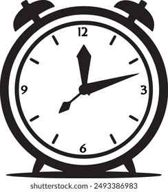 clock icon design vector trendy flat style
