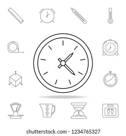clock icon. Detailed set of measuring instruments icons. Premium graphic design. One of the collection icons for websites, web design, mobile app