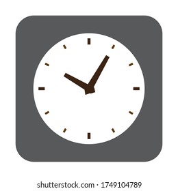 Dibujo de icono de reloj por ilustración