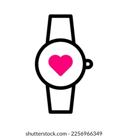 duotone roter schwarzer Stil valentiner Vektorelement und Symbol perfekt. Symbol aus der modernen Kollektion für Web.