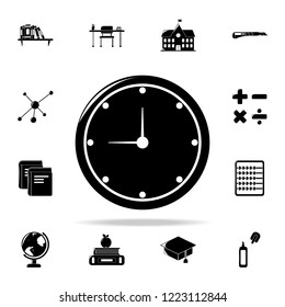 clock icon. Education icons universal set for web and mobile
