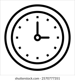 Clock Icon Element For Design