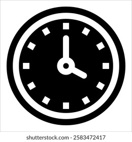 Clock Icon Element For Design