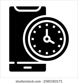 Clock Icon Element For Design