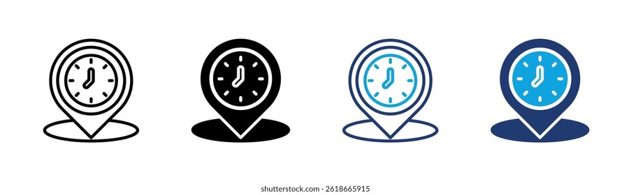 Clock Icon Element For Design
