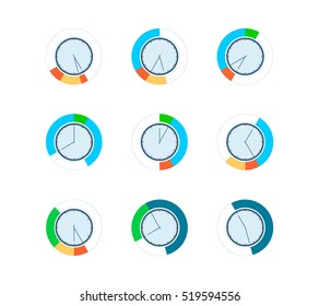 clock icon, element clock icon, set clock icons, sign clock icon, symbol clock icon