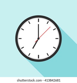 Clock icon. Clock icon eps. Clock icon vector. Element for web design and other purposes.