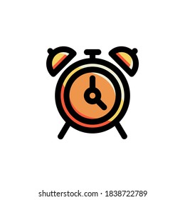 Icono de reloj Rellenado Esbozo Islam Ilustración Vector De Logotipo
