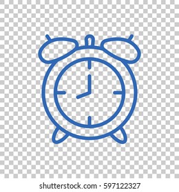 Clock icon flat.