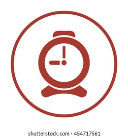 Clock Icon . Flat design.