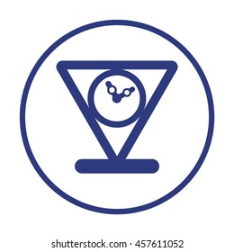 Clock Icon . Flat design.