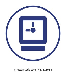 Clock Icon . Flat design.