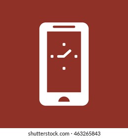 Clock  Icon . Flat design.
