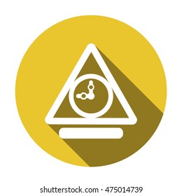 Clock Icon . Flat design.