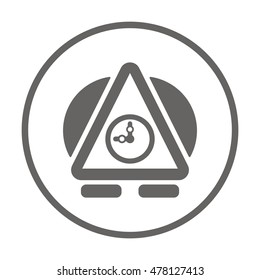 Clock Icon . Flat design.
