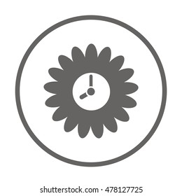 Clock Icon . Flat design.